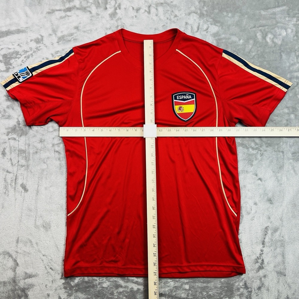 Espana Spain Soccer Jersey Mens Size Medium Futbol Shirt Top GOL Patch - Picture 4 of 6